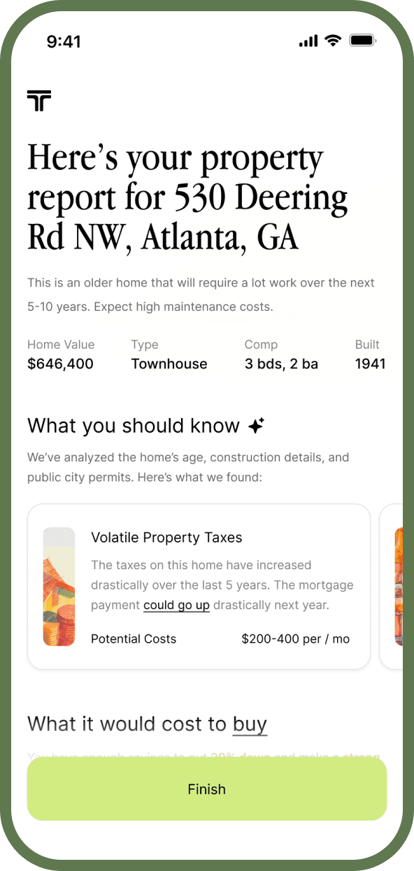 Terrace Sign Up Screen 3