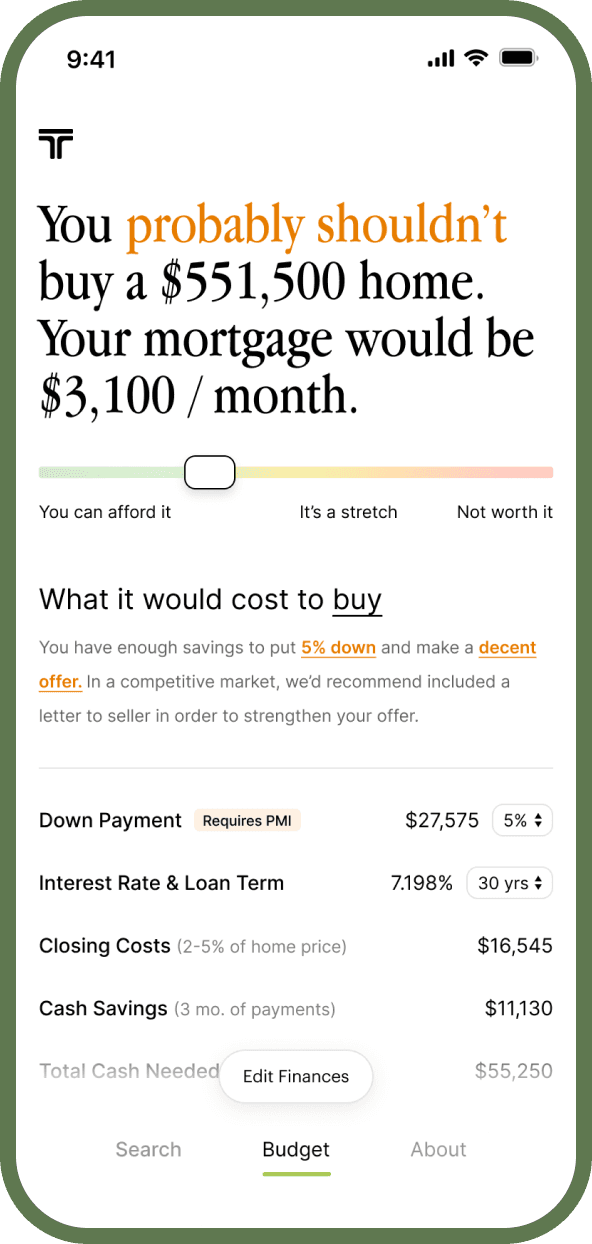 Terrace Sign Up Screen 2