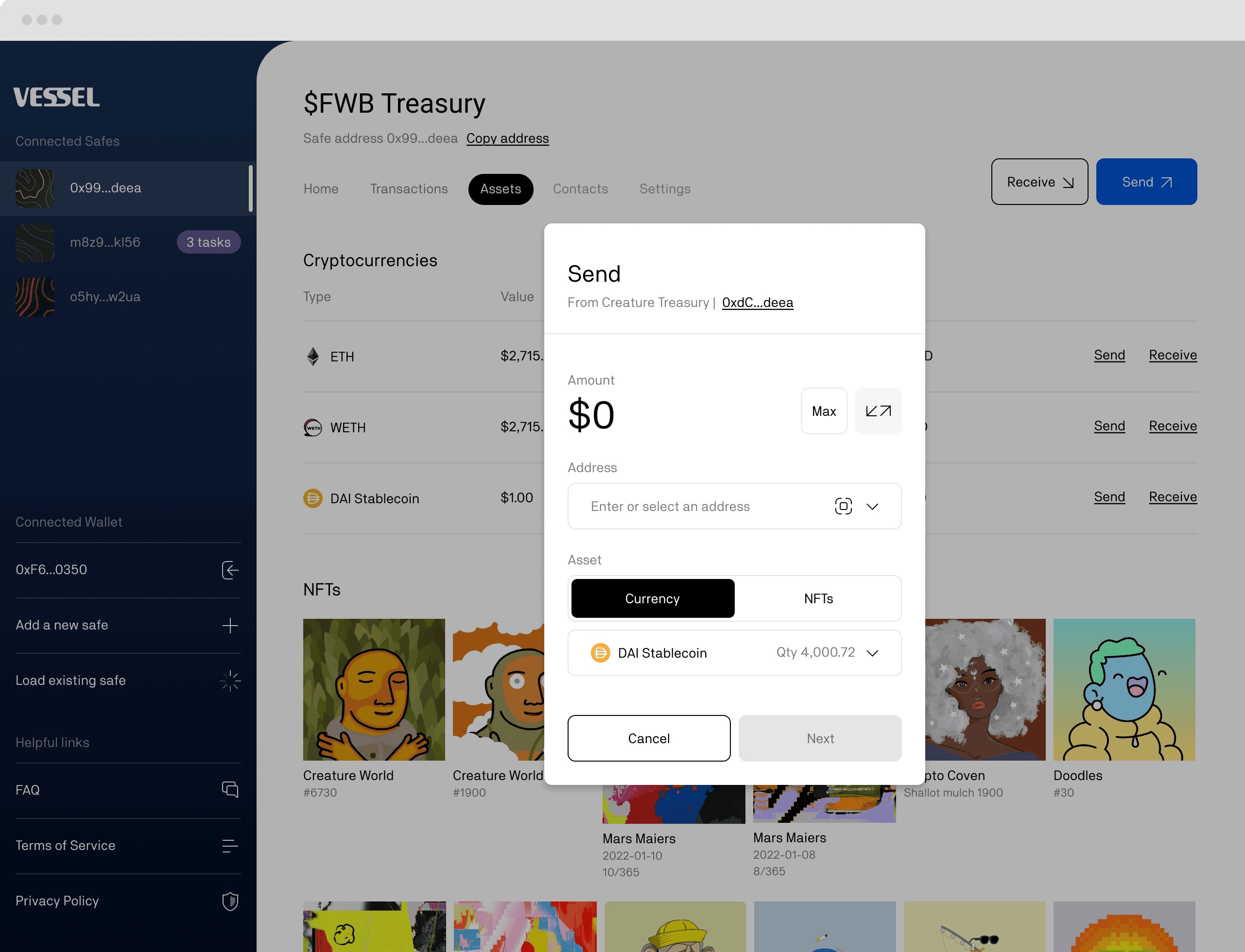Dapper Labs - Vessel Web Assets