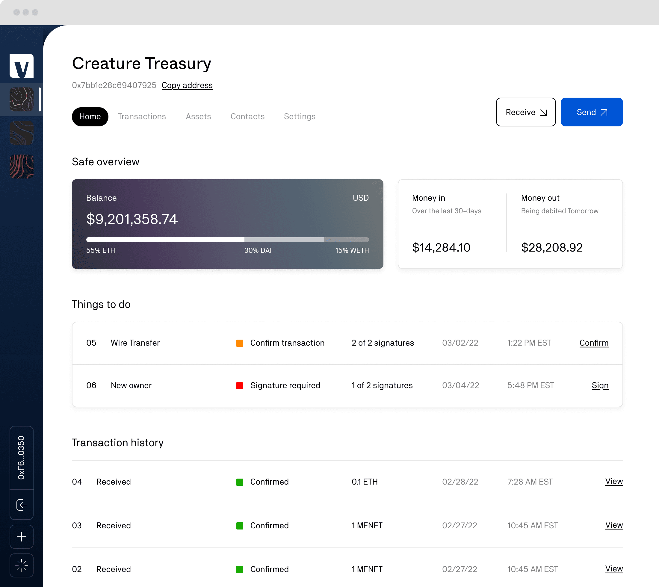 Dapper Labs - Vessel Overview Short Width